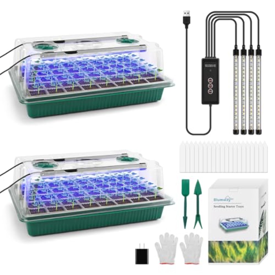 Seed Starter Tray with Grow Li - Humidity Dome Kit ulasan dan harga