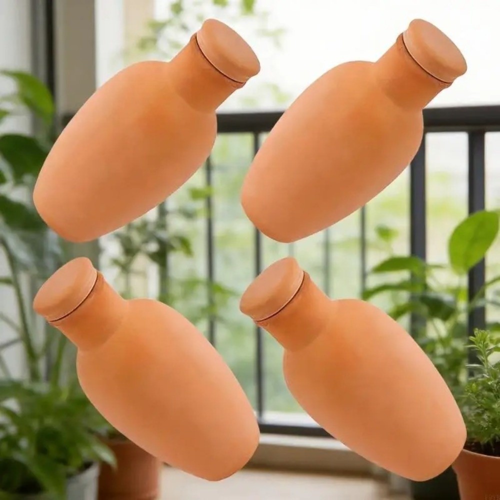 4Pcs Terracotta Material Autom - Self Watering Insert ulasan dan harga