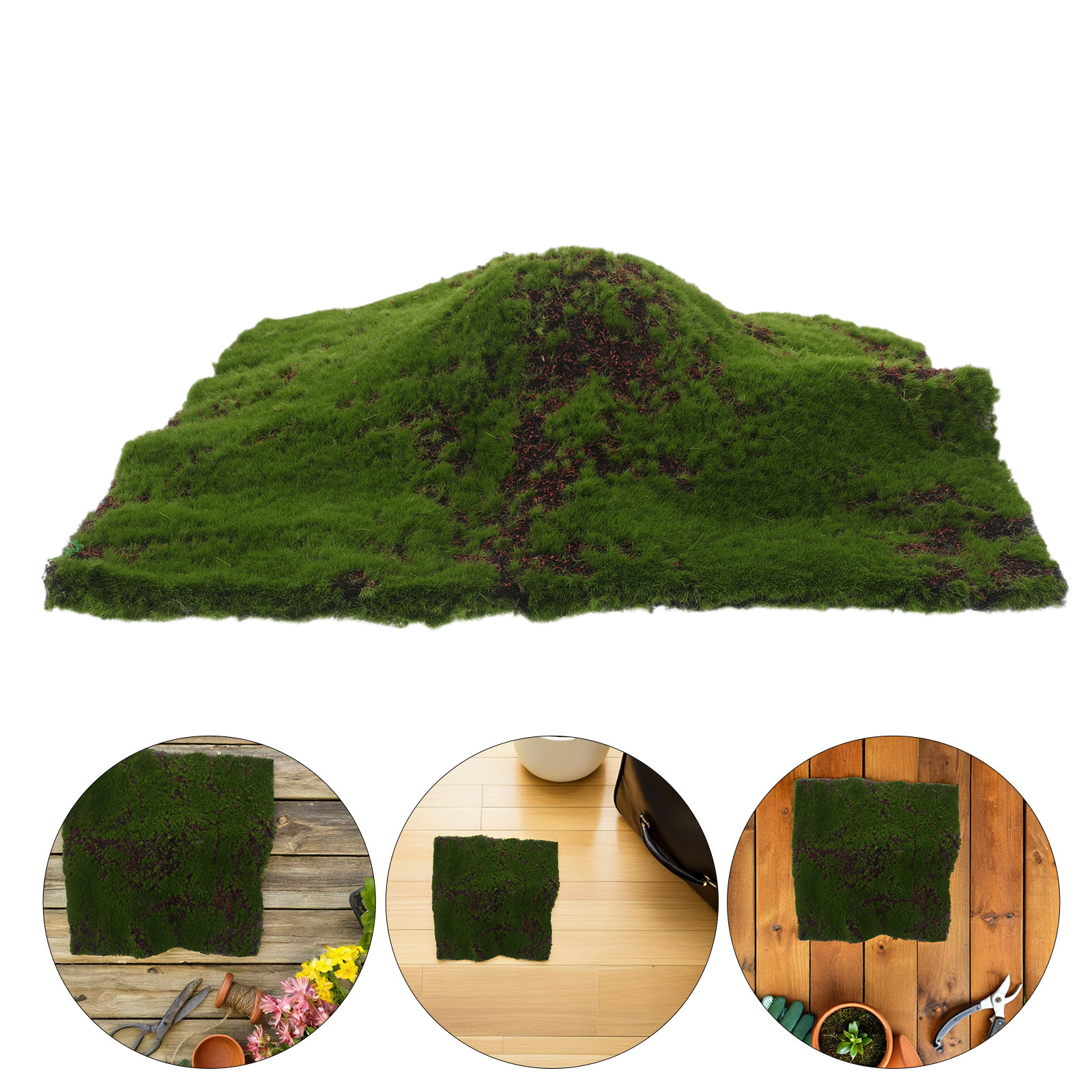 Fake Moss Grass Artificial Gre - Sphagnum Moss Dry ulasan dan harga