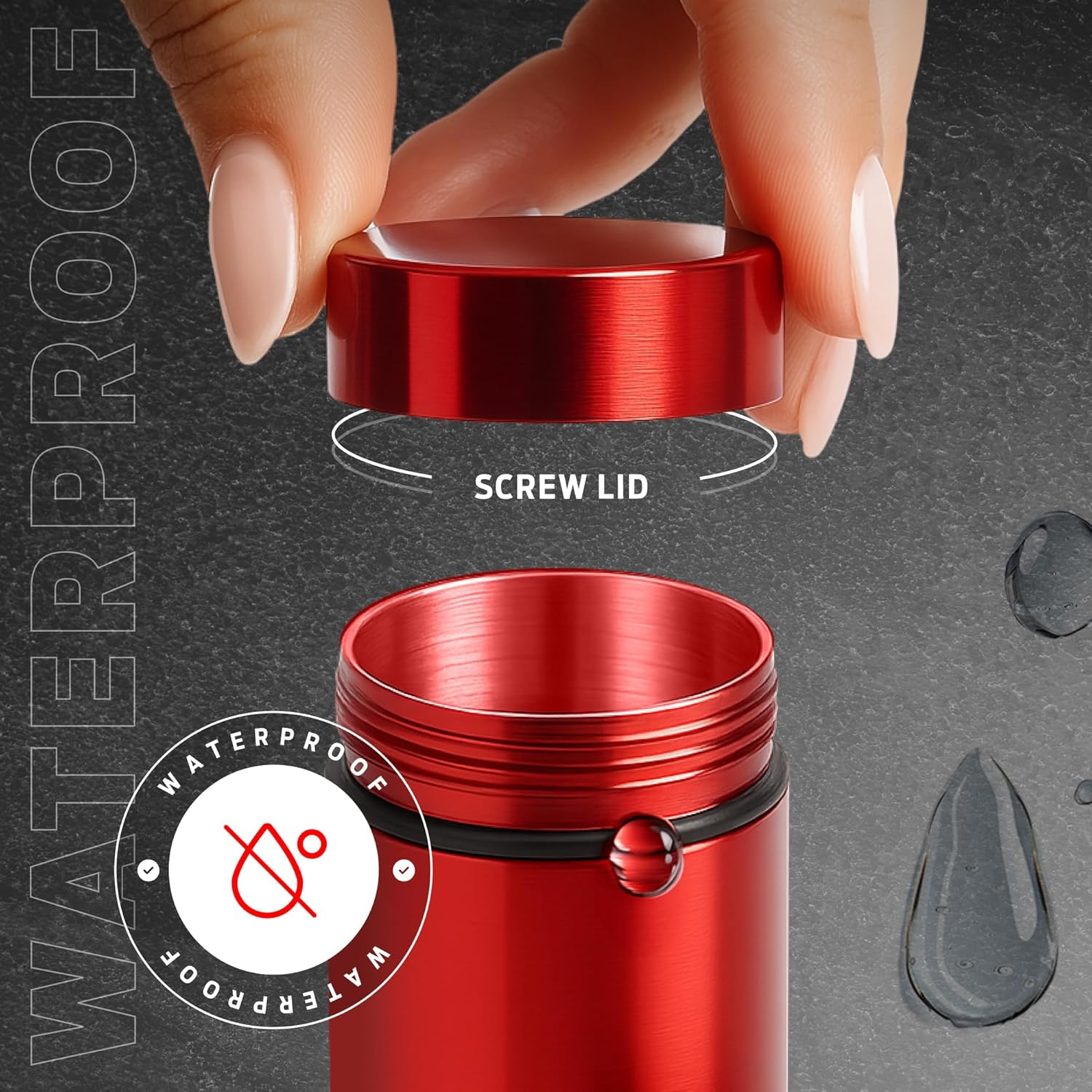 50ml Smell Proof Aluminum Jar  - Misting Bottle Fine ulasan dan harga