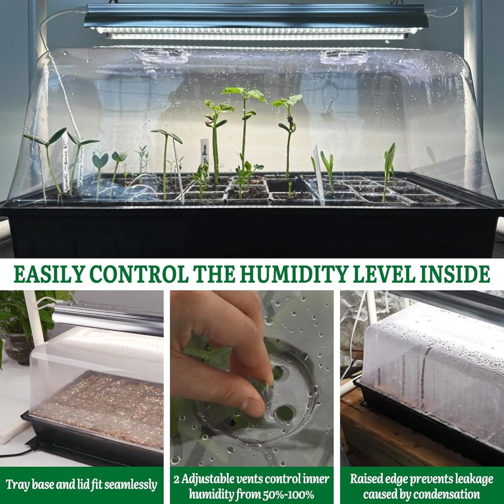 Seed Starter Kit with Grow Lig - Humidity Dome Kit ulasan dan harga