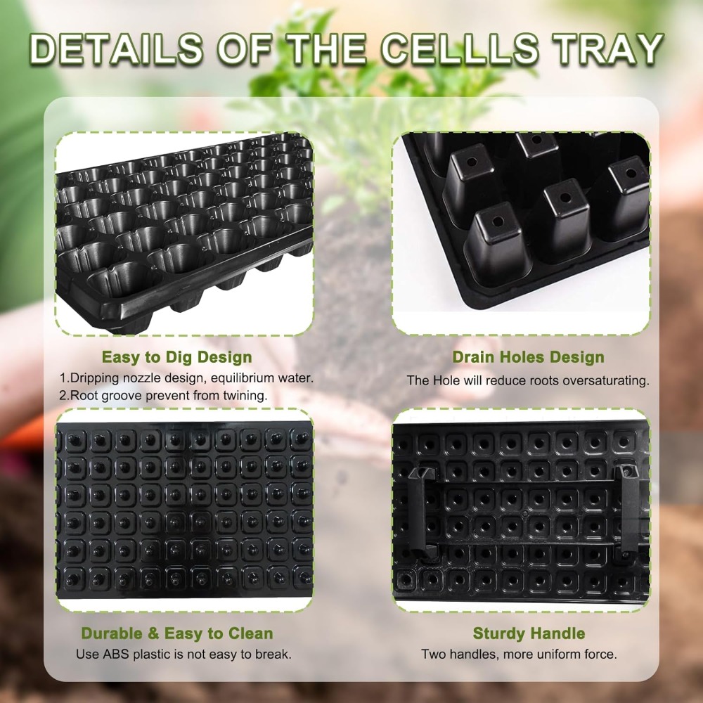 72 Cell Seed Starter Trays wit - Propagation Tray 72 ulasan dan harga