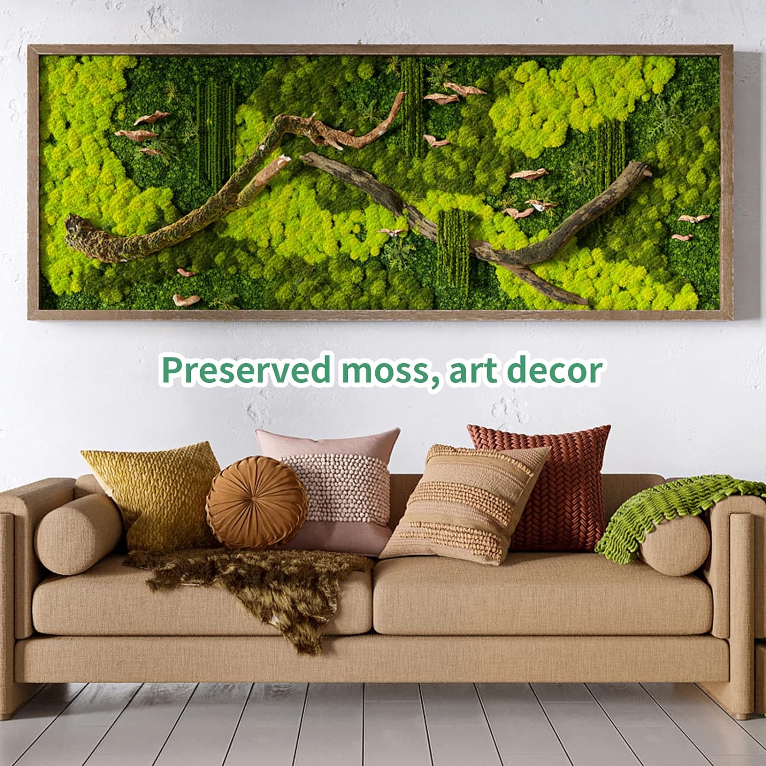 Artificial Green Plants Mini L - Sphagnum Moss Dry ulasan dan harga