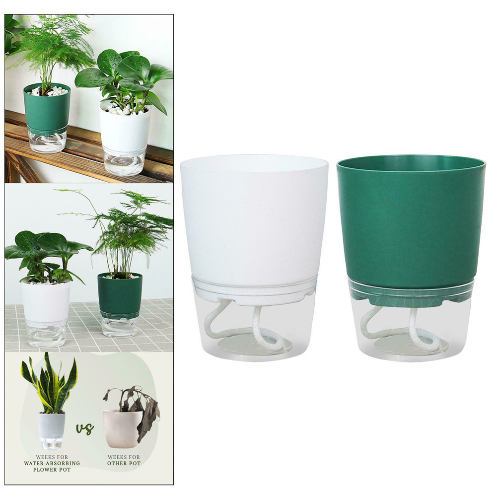 Lazy Hydroponic Flower Pot Aut - Self Watering Insert ulasan dan harga
