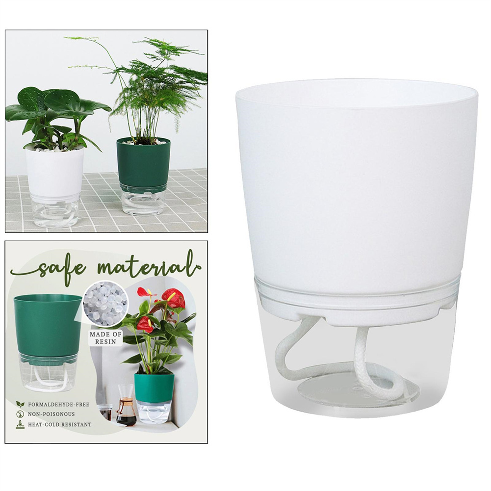 Lazy Hydroponic Flower Pot Aut - Self Watering Insert ulasan dan harga