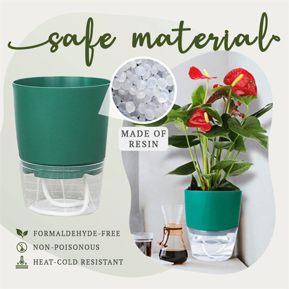 Lazy Hydroponic Flower Pot Aut - Self Watering Insert ulasan dan harga
