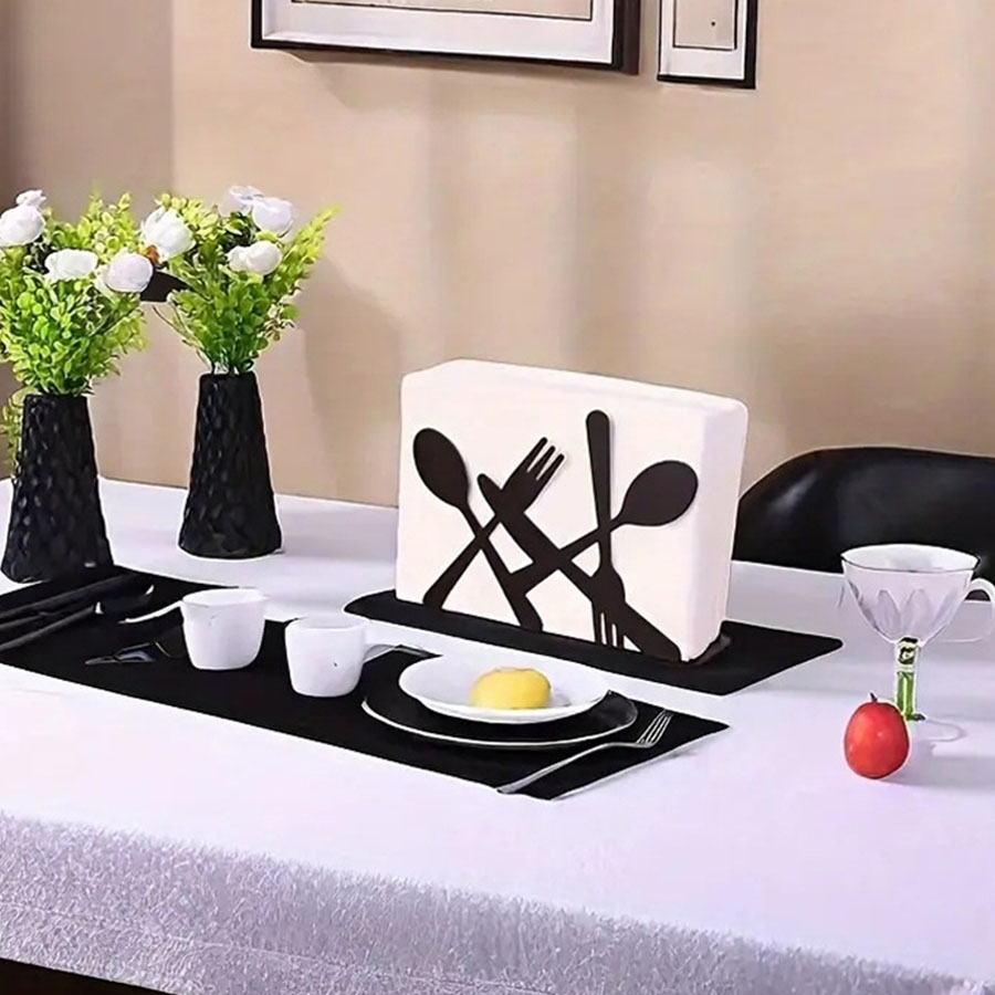 Iron Vertical Napkin Holder, T - Agar Tissue Culture ulasan dan harga